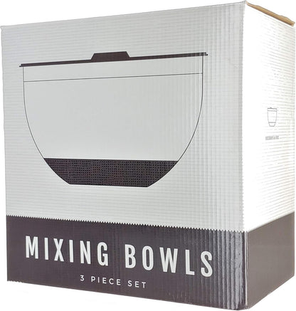 Stainless Steel Mixing Bowls with Lids and Non Slip Bases (Set of 5, Red)