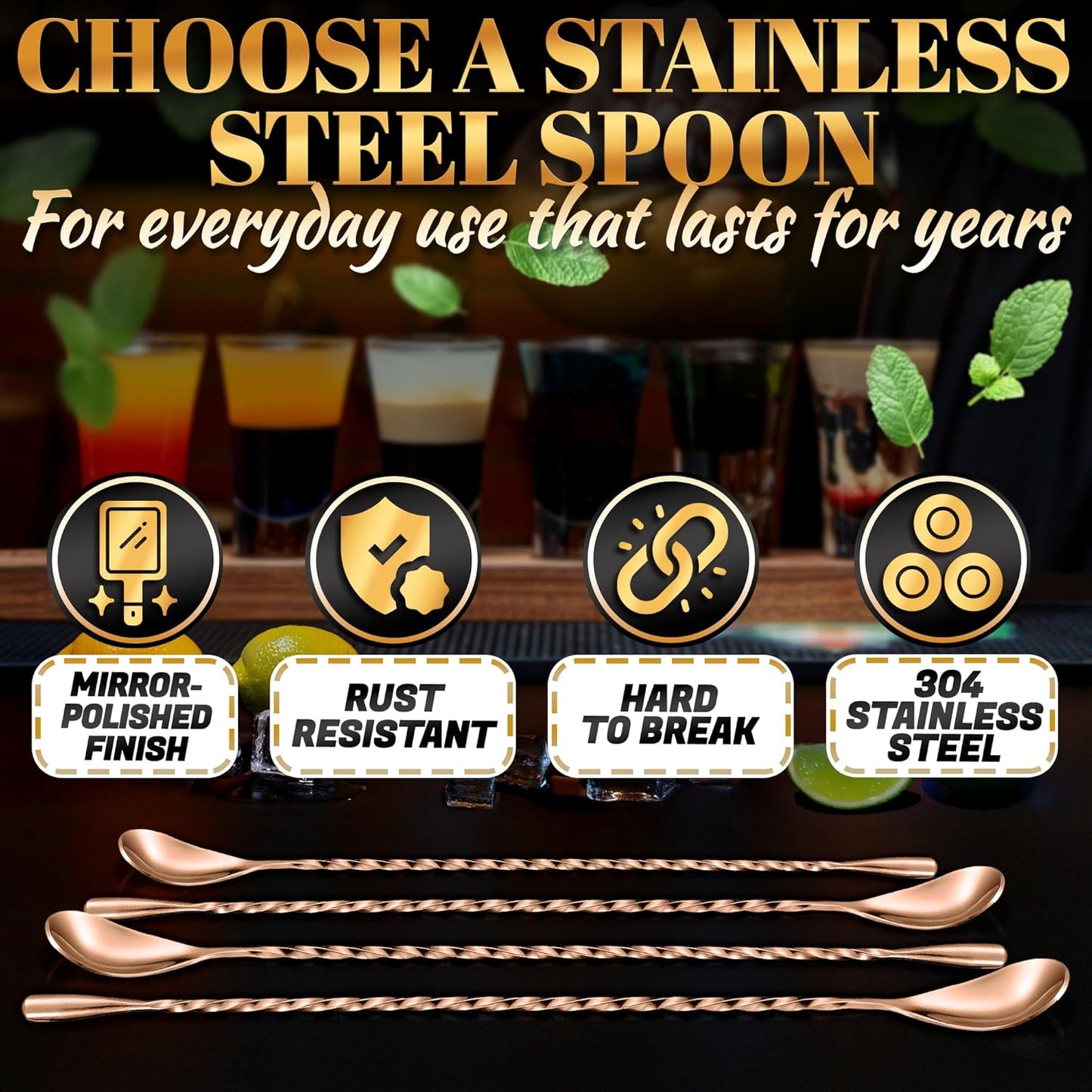 6 PCs Ceramic Handle Coffee Spoons Set – 6.1" Small Dessert Spoons with Floral Design – Stainless Steel Tea & Dessert Sugar Spoon for Coffee Bar, Espresso, Hot Drinks | Kitchen Gift Set for Women