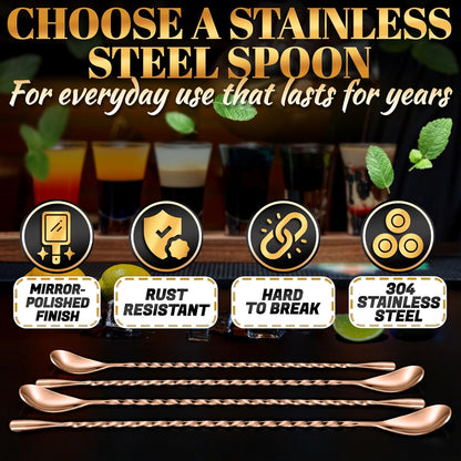 6 PCs Ceramic Handle Coffee Spoons Set – 6.1" Small Dessert Spoons with Floral Design – Stainless Steel Tea & Dessert Sugar Spoon for Coffee Bar, Espresso, Hot Drinks | Kitchen Gift Set for Women