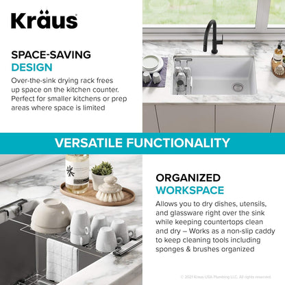 KRAUS Stainless Steel Colander for Workstation Kitchen Sink, CS-6