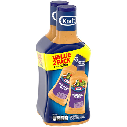 Kraft Zesty Italian Dressing Family Size, 24 fl oz Bottle