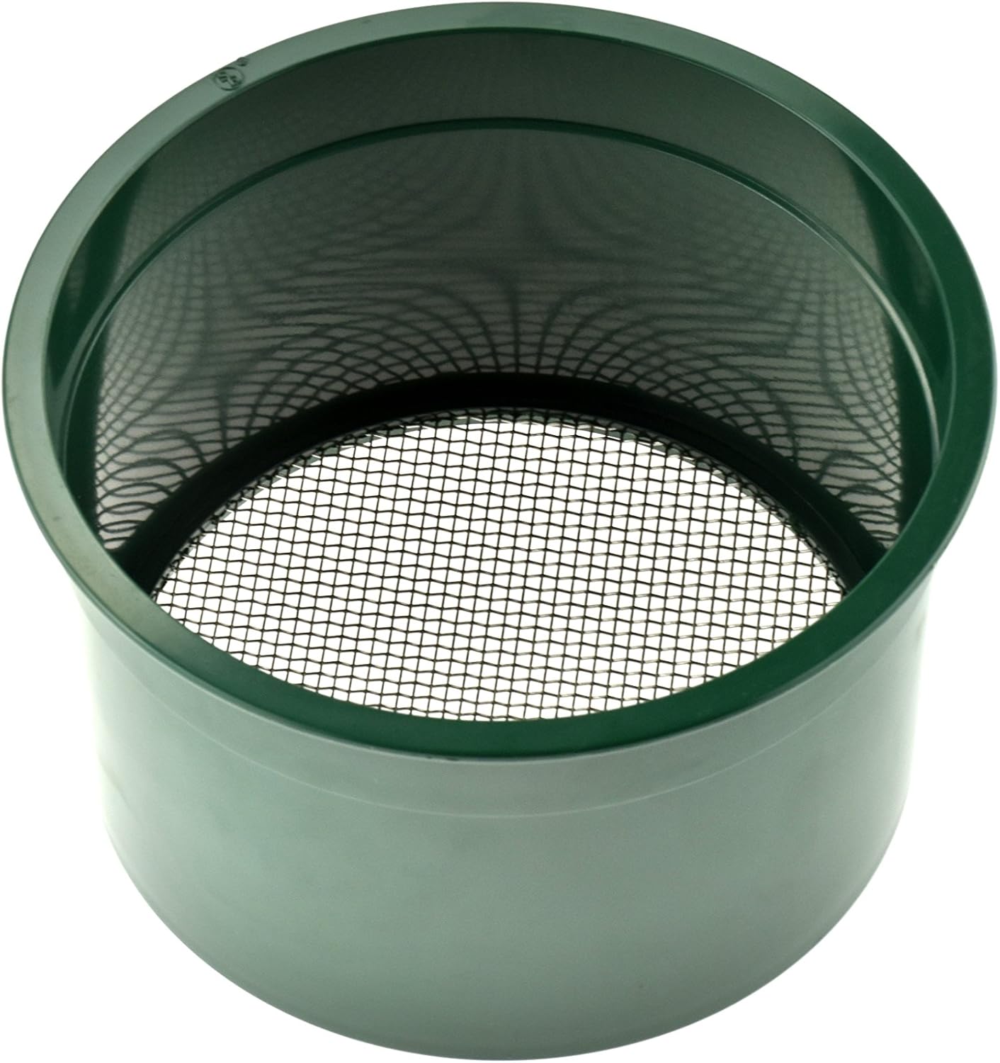 SE 5.5 Inch Mini Stackable Classifier Gold Prospecting Pan - 50 Holes/Square Inch Stainless Steel Mesh Sifting Pan, Green