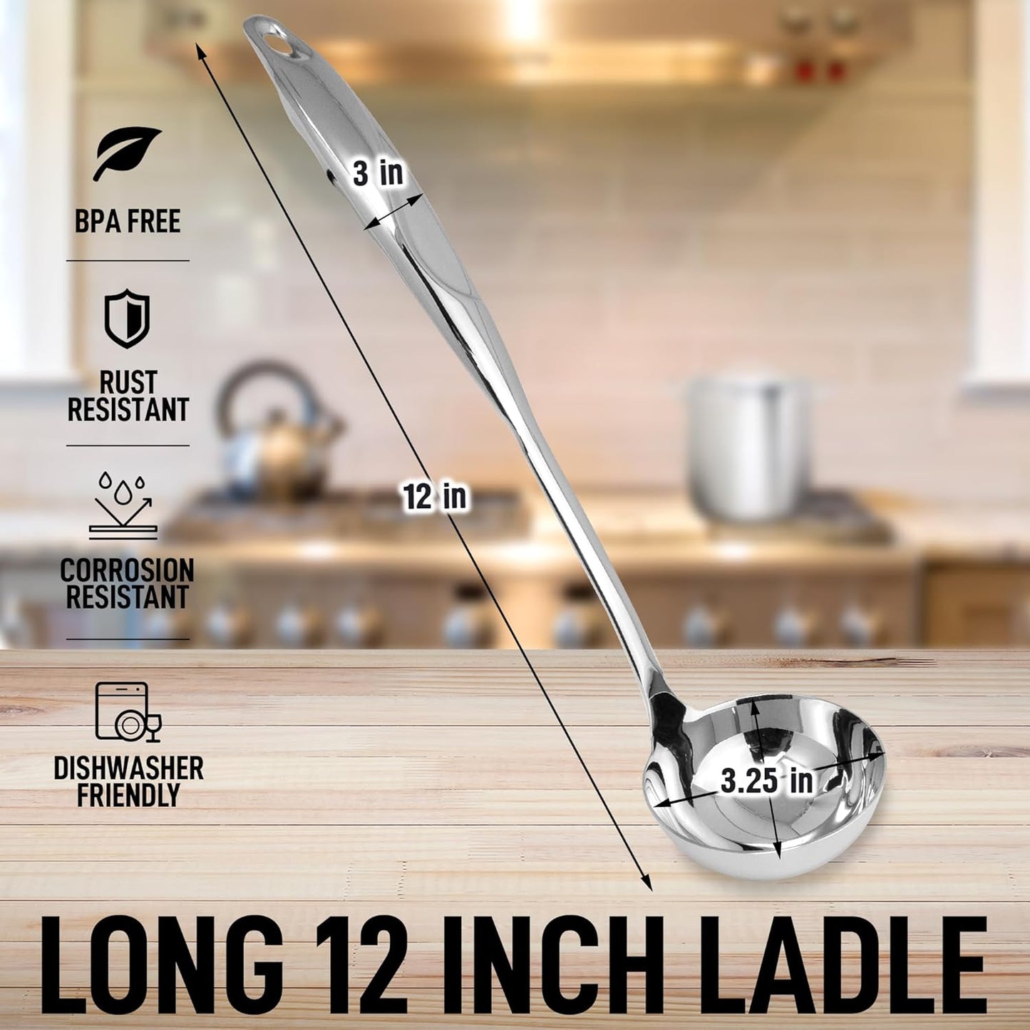 Zulay Kitchen Stainless Steel Spatula - 14.8” Heat-Resistant Metal Slotted Turner for Cooking, Frying & Grilling - Durable, Rust-Proof & Dishwasher Safe Kitchen Utensil for Everyday Use