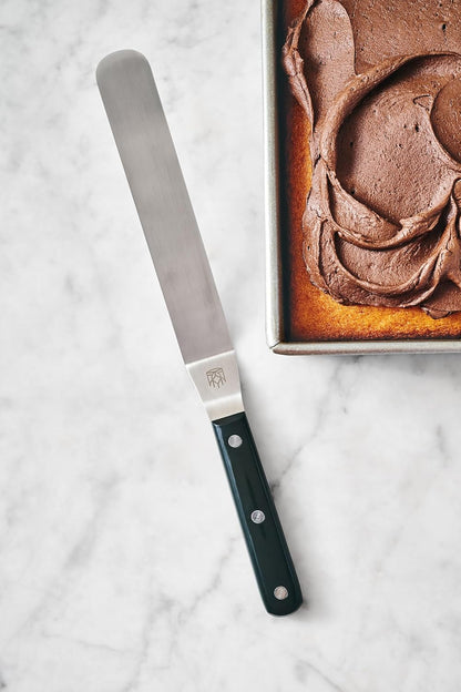 King Arthur Baking Company Offset Spatula, Japanese Stainless Steel, 8-Inch Flexible Blade, For Precise Cake Decorating