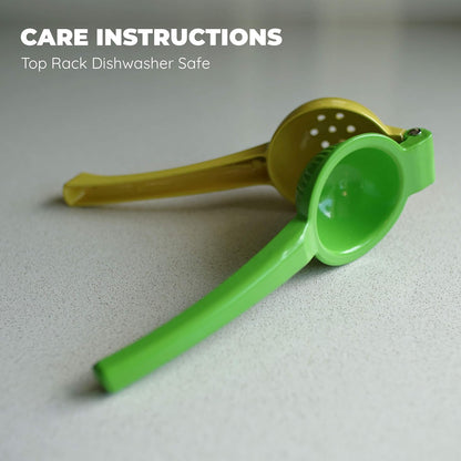 Culinary Elements Metal Lemon and Lime Squeezer: Manual Press, Easy to Use Citrus Juicer, Dishwasher Safe 1 pack