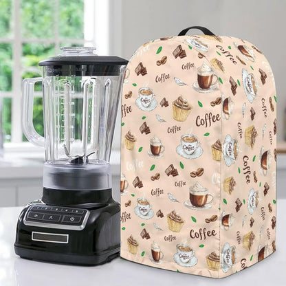 Coffee Pastry Blender Dust Cover with Drawstring Field Stand Mixer or Coffee Maker Cover Anti Fingerprint Polyester Appliance for Home Kitchen Decor