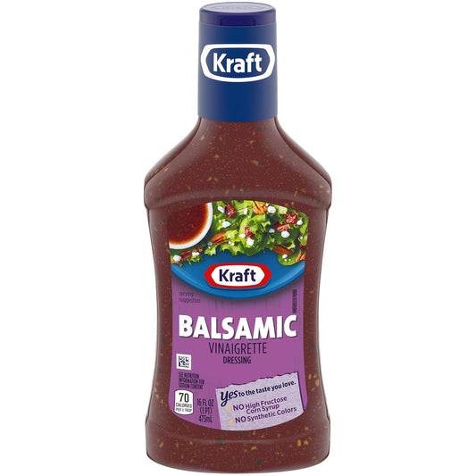 Kraft Balsamic Vinaigrette Salad Dressing (16 fl oz Bottle)