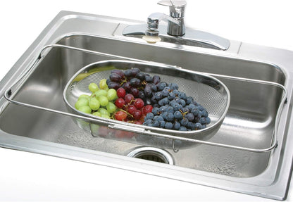 Norpro Stainless Steel Over-Sink Strainer