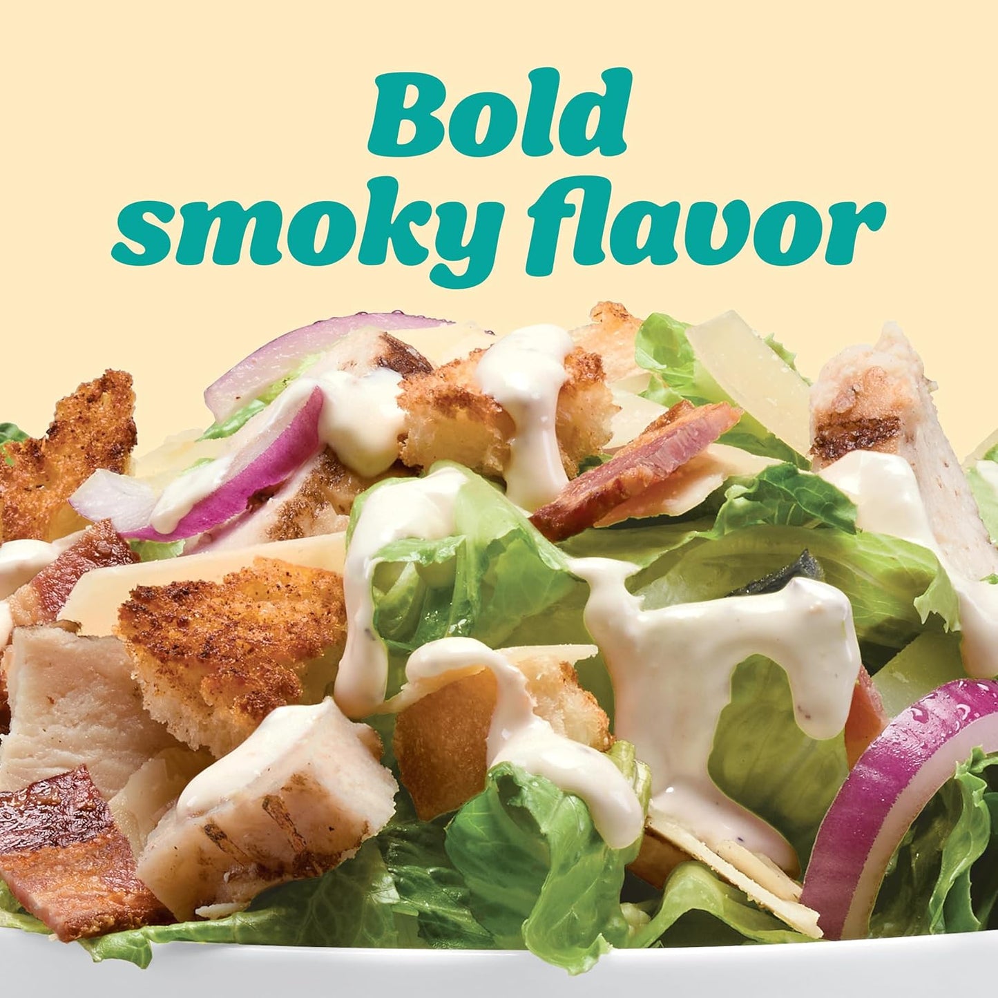 Kraft Caesar with Bacon Dressing, 16 fl oz Bottle