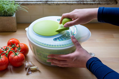 Westmark Germany Vegetable and Salad Spinner with Pouring Spout (Red)