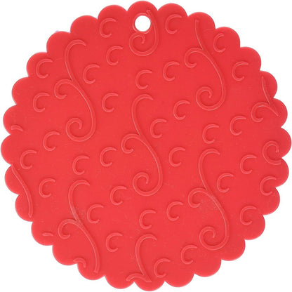 Norpro Grip Silicone Jar Opener Potholder Trivet Red Non Slip Grip 566 (2-Pack)