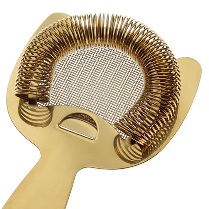 Barfly Fine Mesh Spring Strainer, Black