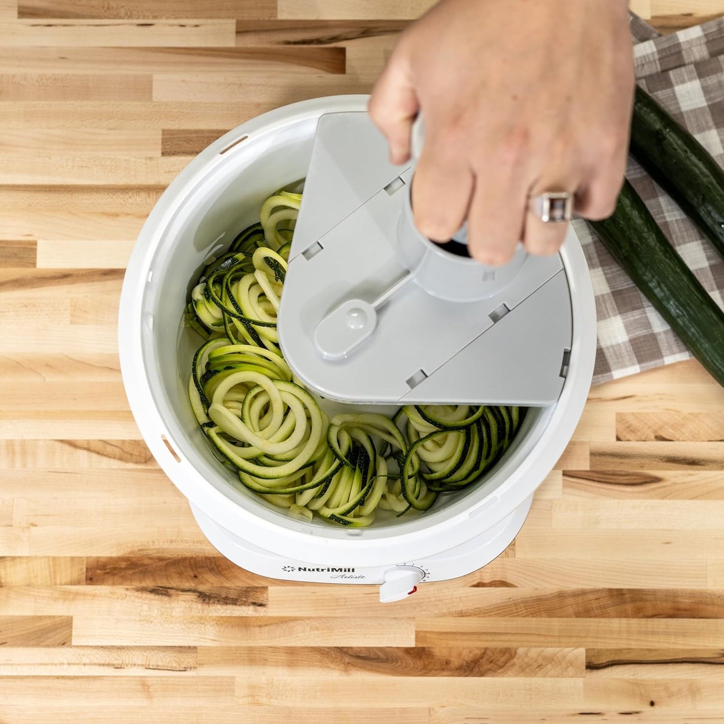 Spiralizer Attachment for Bosch Universal Plus Mixer and NutriMill Artiste Mixers