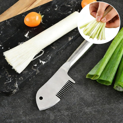 Stainless Steel Multi-Purpose Julienne Peeler, Vegetable Peeler and Julienne Slicer with Sharp Blade - Ergonomic Non-Slip Handle, Dishwasher Safe, 8.9 Inches for Vegetables and Fruit (1pcs)