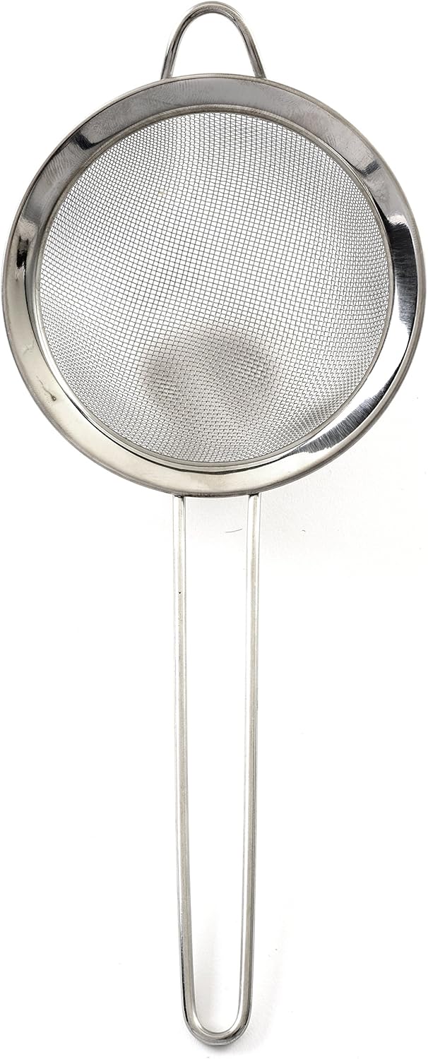 Norpro Stainless Steel Strainer, 4-inch, Silver, 1 Count (Pack of 1)