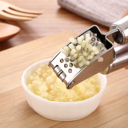 Generic Premium Garlic Press Set - Rust proof, dishwasher safe, easy-squeeze, ergonomic handle (Stainless steel "" Silver""), Standerd, STGPM-1