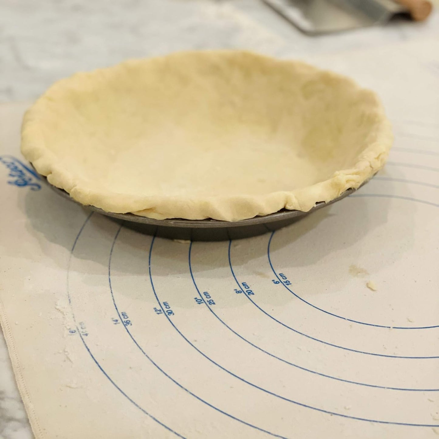 Ateco Canvas Pastry Cloth and Rolling Pin Cover, 25" x 20", Off-White