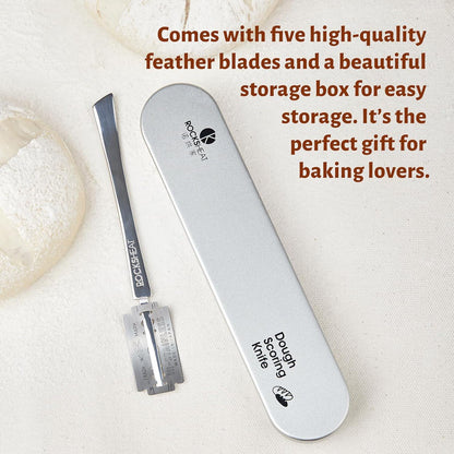 Bench Scraper & Chopper, Stainless Steel Dough Cutter with Wooden Handle, Thick Sharp Blades Pizza Bread Cutter, Multipurpose Kitchen Tool for Baking Cooking