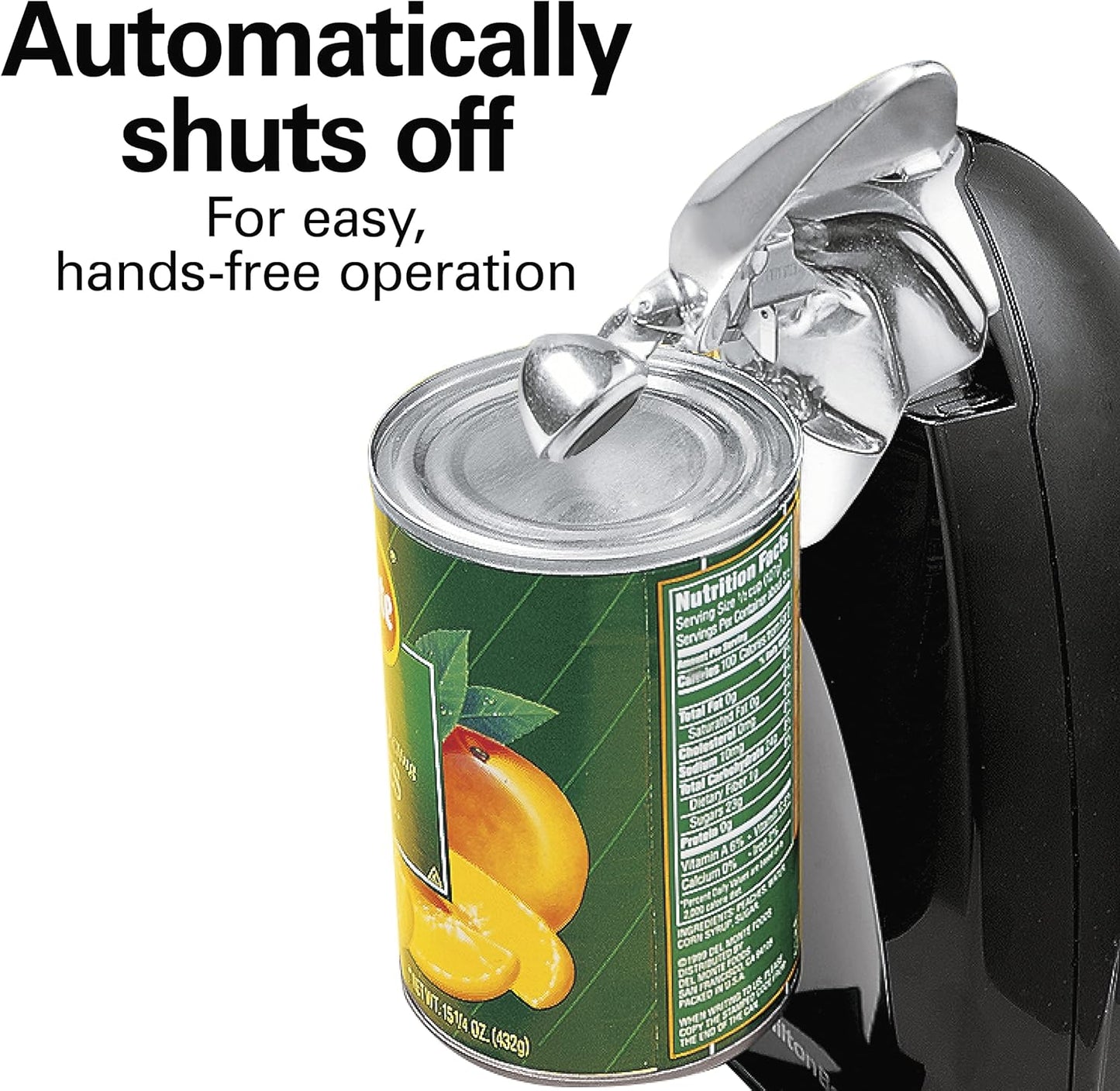Hamilton Beach Electric Automatic Can Opener with Auto Shutoff, Knife Sharpener, Cord Storage, and SureCut Patented Technology, Extra-Tall, Red