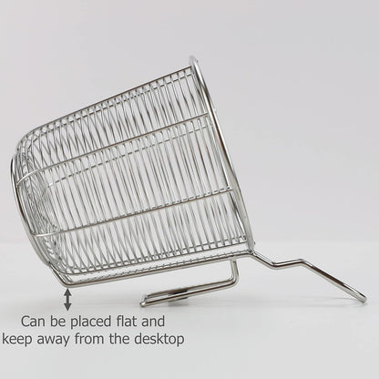 EIKS Spider Strainer Stainless Steel Wire Deep Basket for Hot Pot Cooking Spaghetti Pasta Noodles Dumpling - Rinsing, Straining, Draining Application