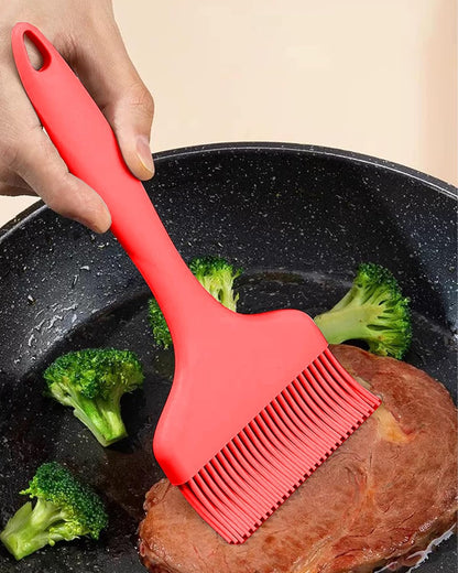 2Pcs Silicone Basting Pastry Brush - Heat Resistant Cooking Brushes Food Brush for Oil, Sauce, BBQ, Baking Outdoor Grill Dishwasher Safe – Green