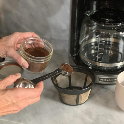 Fox Run 5140 Coffee Measure Scoop, 1 x 1.75 x 3.75 inches, Metallic