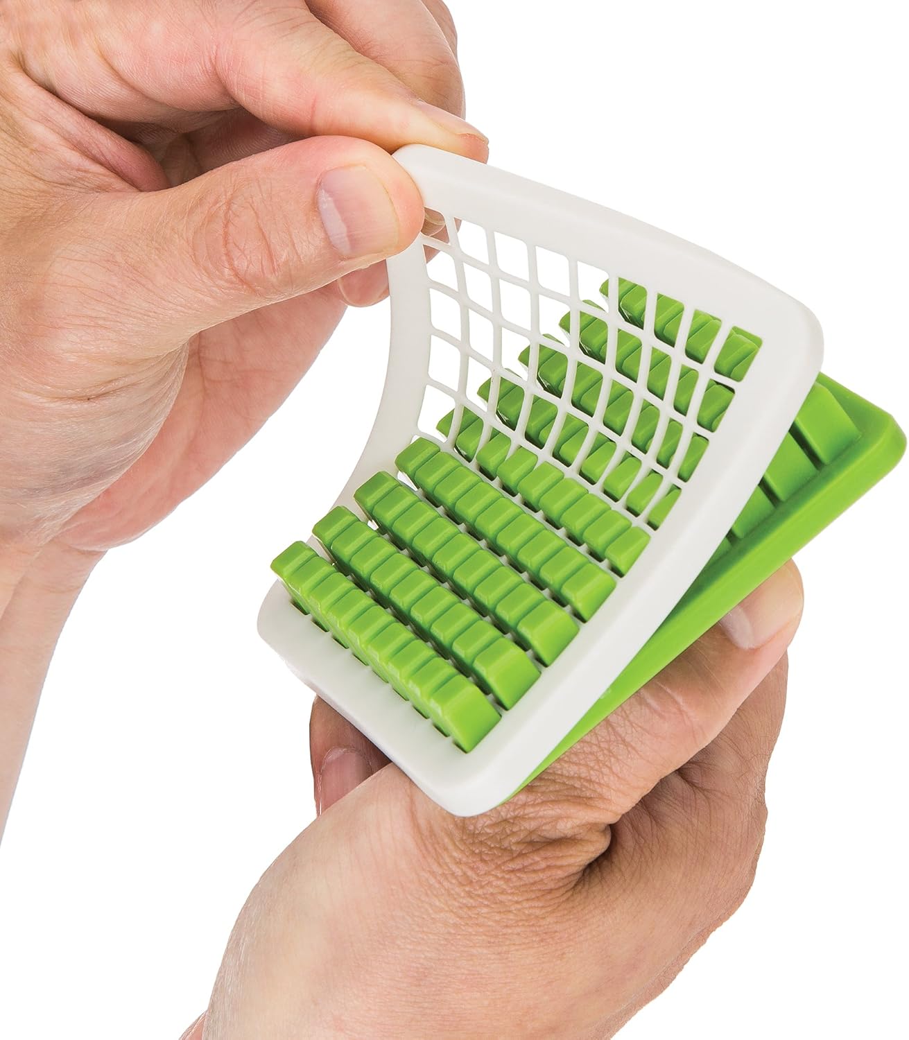 PrepWorks Tower Fry Cutter – Heavy-Duty Potato Cutter for Perfect Fries, Easy-to-Use, Stainless Steel Blades, BPA-Free