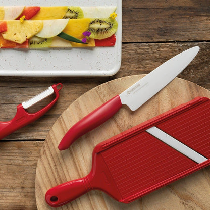 Kyocera Advanced Ceramic Vertical Double Edge Blade Peeler, Green