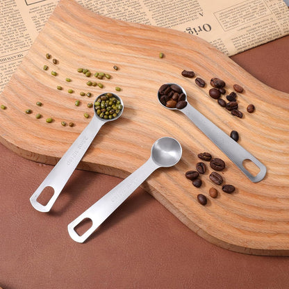 3 Pcs 1/2 Teaspoon (1/2 tsp, 2.5 ml, 2.5cc, 1/12 oz) Measuring Spoons, Stainless Steel Single Measuring Spoon Tablespoon Metal Measure Scoop for Coffee Grains Kitchen Cooking