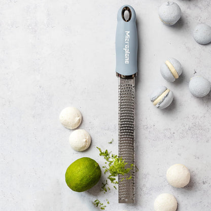 Premium Classic Series Zester - Pomegranate Red | Lemon Zester tool, Hard Cheese & Vegetable Grater | For Citrus, Parmesan Cheese, Garlic, Ginger, Nutmeg | Fine Stainless Steel Blade, Made in USA