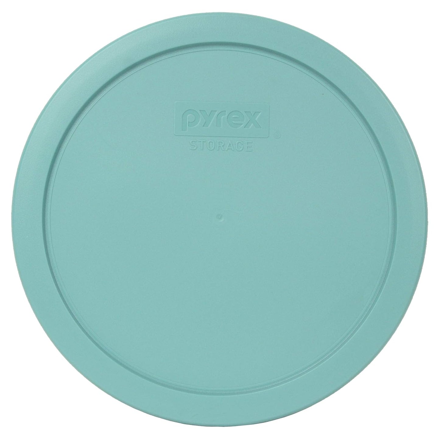 Pyrex 7203 7-Cup Glass Bowl and 7402-PC 6/7-Cup Turquoise Lid - Made in USA