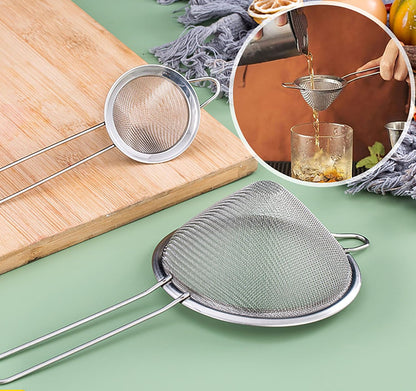 18 PCS Tea Strainers Cocktail Strainer Stainless Steel Fine Mesh Small Strainer, 3.3''Mini Tea Strainer with Long Handle for Cocktails Tea Herbs&Drinks,Conical Tea Filter Bar Colander Food Loose Tool