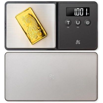 Greater Goods Digital Espresso and Coffee Scale - 750 x 0.1g, Mini Scale with 6 Units of Measurement