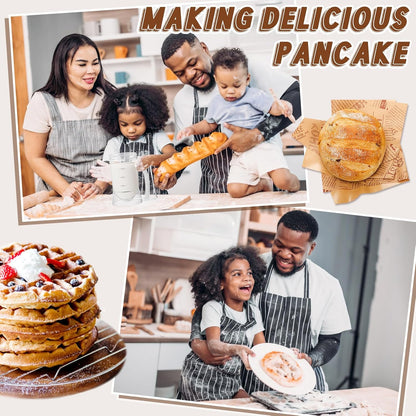 FillTouch 2 Pcs Cupcake Batter Dispenser Pancake Mix Dispenser 4 Cups with Squeeze Handle Tools for Pancake, Cupcake, Cookie, Cake, Waffles, Ice Cream Baking Gifts for Kitchen Housewarming (White)