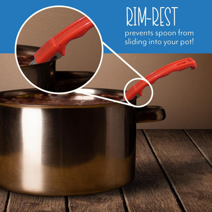 Darware Portion Control Serving Spoons (6-Piece Ladle Set); w 1/4 Cup, 1/2 Cup, 3/4 Cup & 1 Cup (2, 4, 6, 8 oz) & 1/2 & 1 Cup Utensils/Spoodles