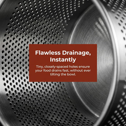 Lawei 3 Packs Mesh Pasta Basket with Wooden Handle Stainless Steel Mesh Spider Strainer for Pasta, Noodles, Dumpling