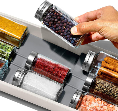 OXO Good Grips Kitchen Drawer, Expandable Utensil Organizer, White