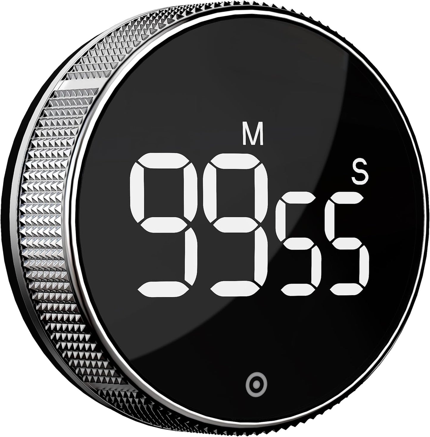 BlueSnail Kitchen Timer with LED Digital Display Smart Efficana for Home Classroom Gym Office, Volume and Brightness Adjustable Productivity Timer (Guncolor)