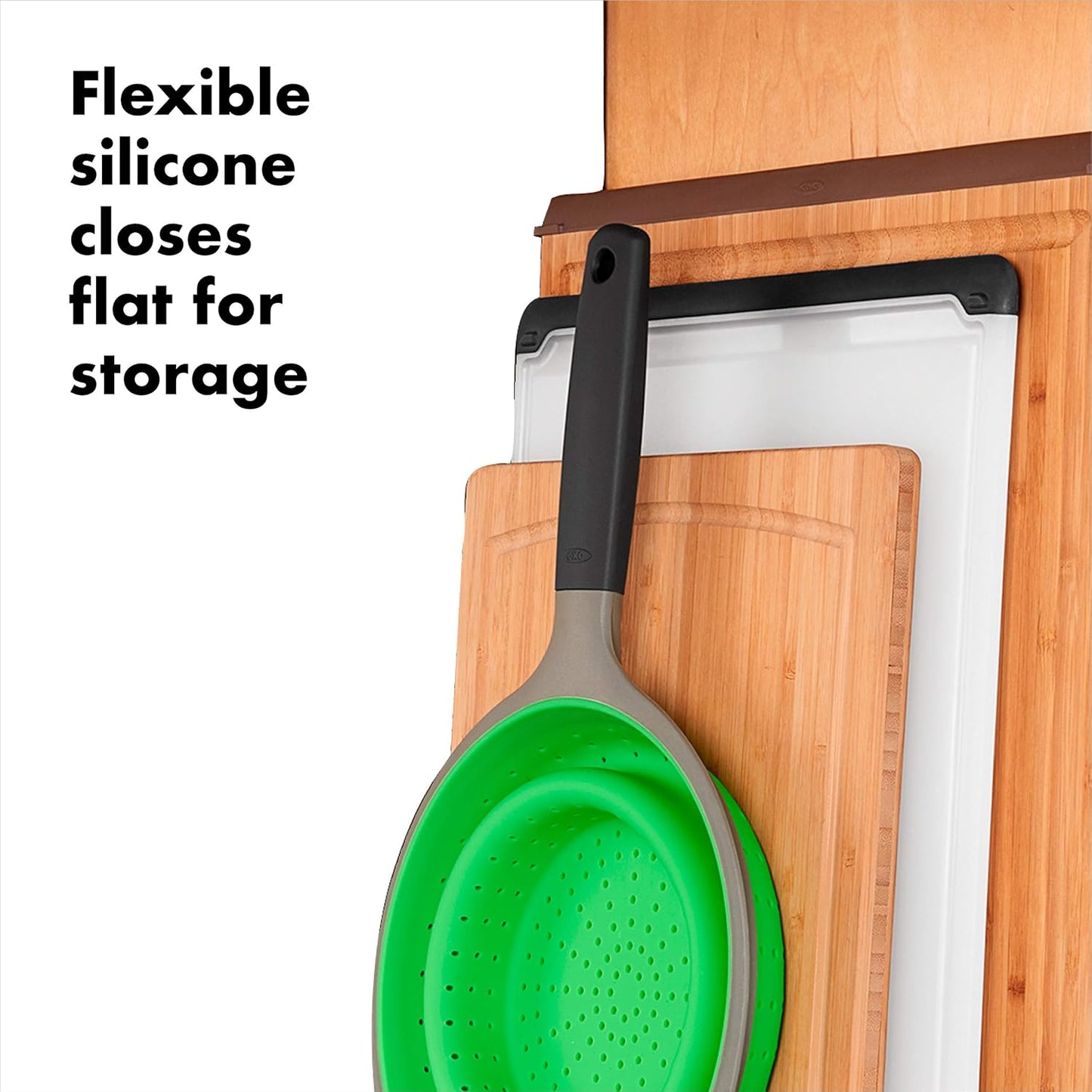 OXO Collapsible Colander, 3.5 quart, Green