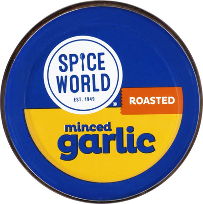 Spice World Squeezable Minced Garlic – Value 20oz Garlic Container – Ready-to-Use Seasonings for Cooking, Simply Squeeze the Convenient Package to Easily Add Flavor Without the Prep Work or Mess