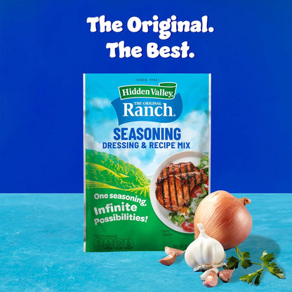 Hidden Valley Original Ranch Seasoning, Dressing and Recipe Mix, 1 Ounce (Package May Vary)