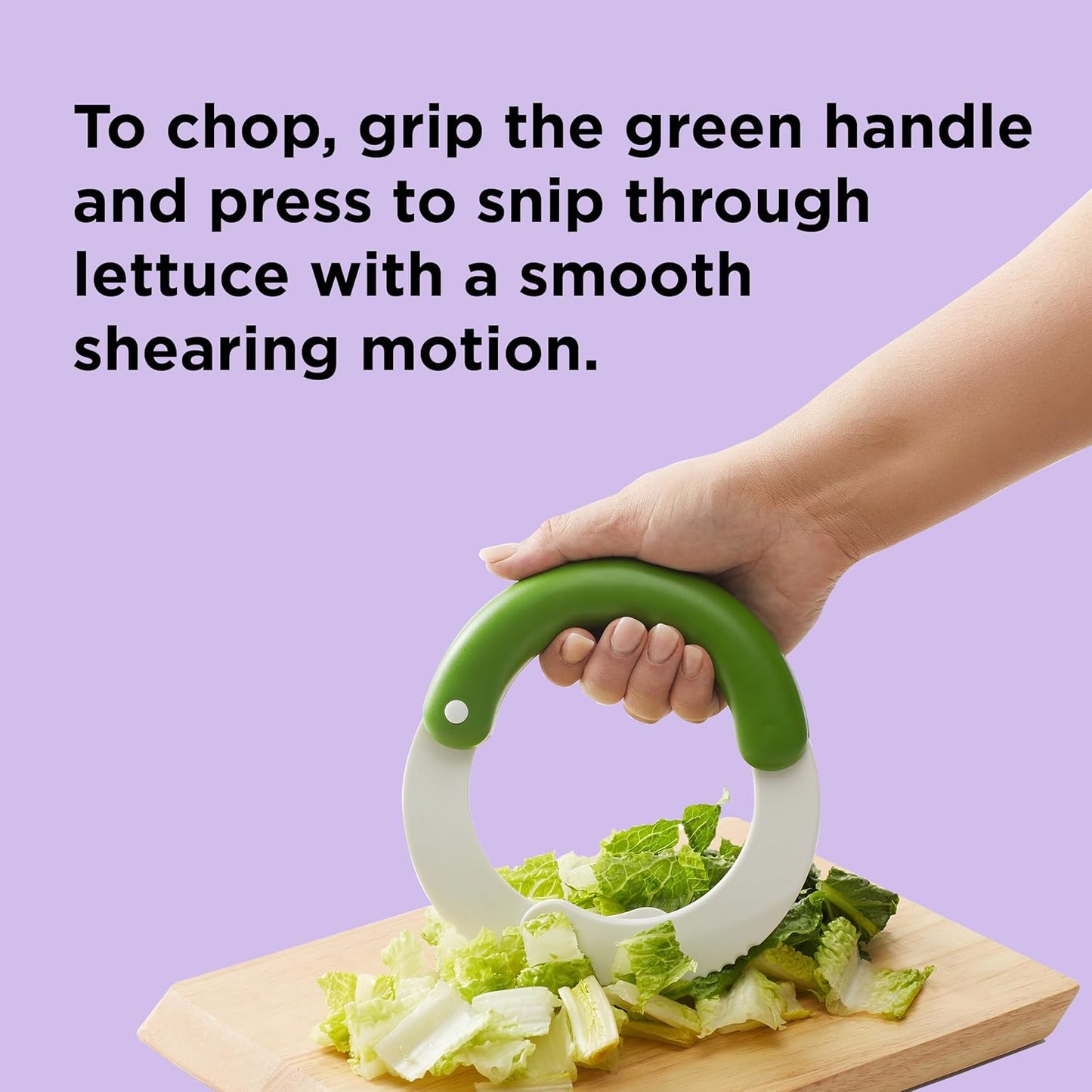 Chef'n 104-259-120 SaladShears Nylon Lettuce Chopper - White