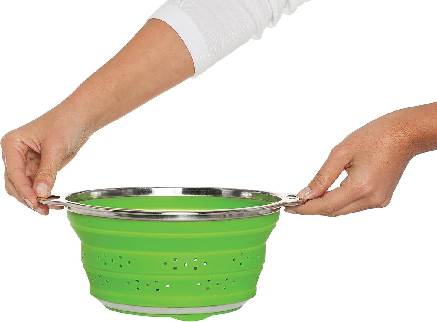HIC Kitchen Rinse and Drain Colander Bowl, BPA Free