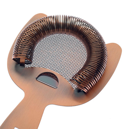 Barfly Fine Mesh Spring Strainer, Black