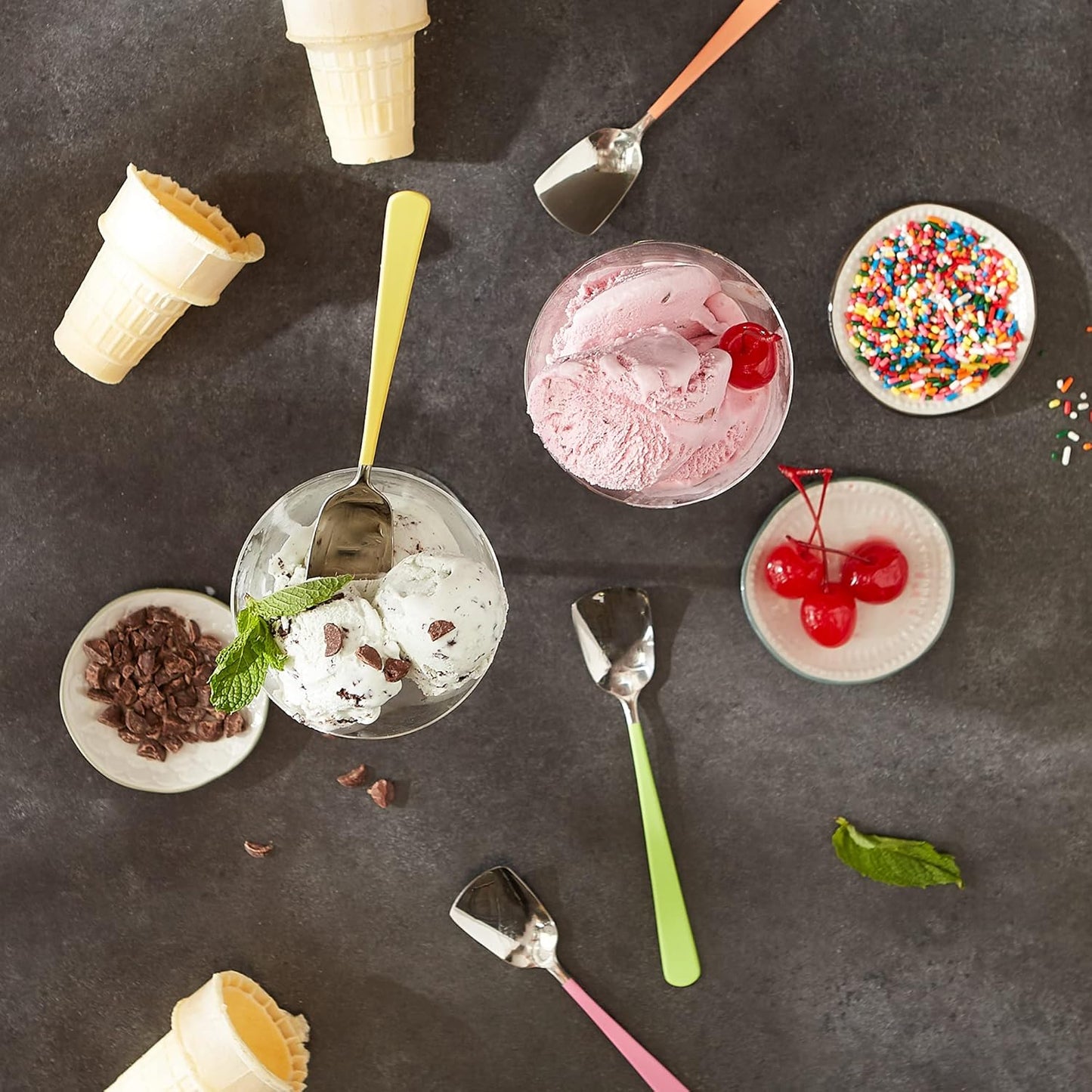 RSVP International Ice Cream Tool Collection, Dishwasher Safe, Large Handle, Scoop