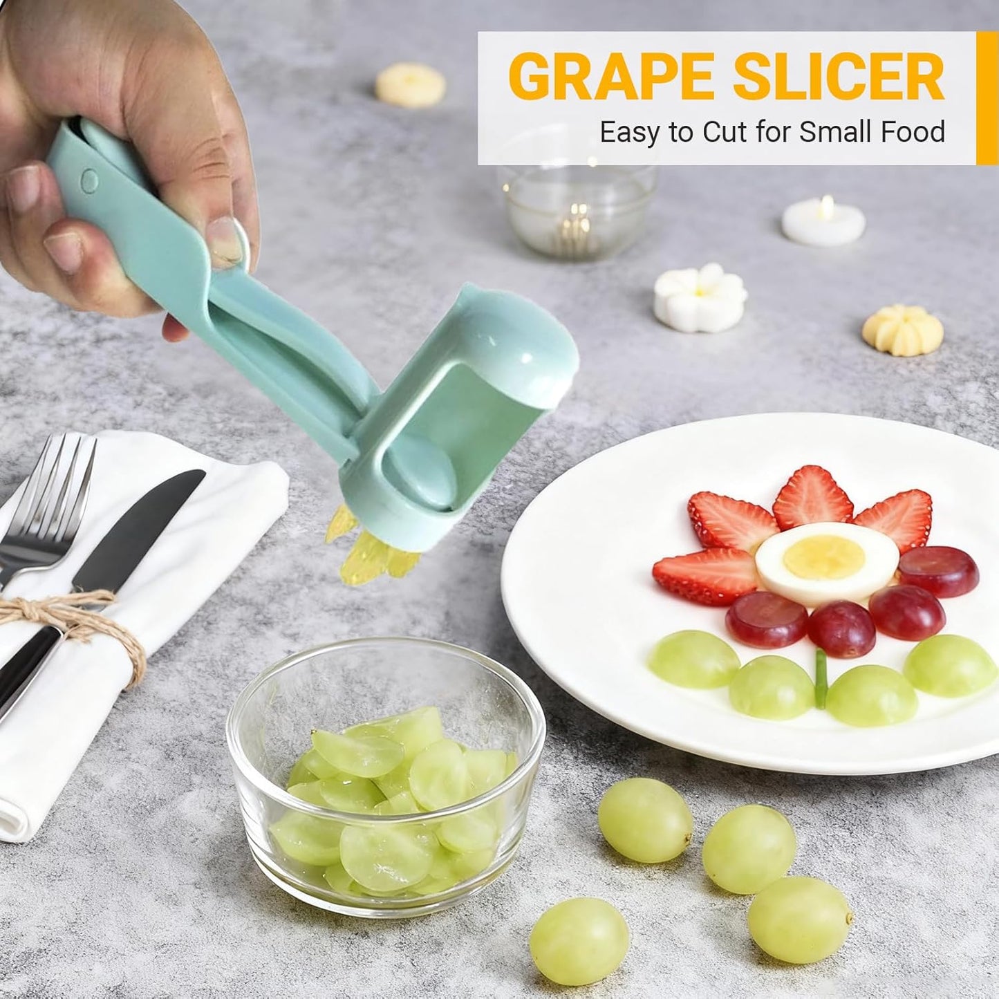 1 Pcs Heavy Duty Egg Slicer with 3 Cutting Modes, Stainless Steel Egg Cutter for Hard Boiled Eggs, Strawberry, Grape, Mushroom, Kitchen Dicer Tool, Send Goods From Local Warehouse