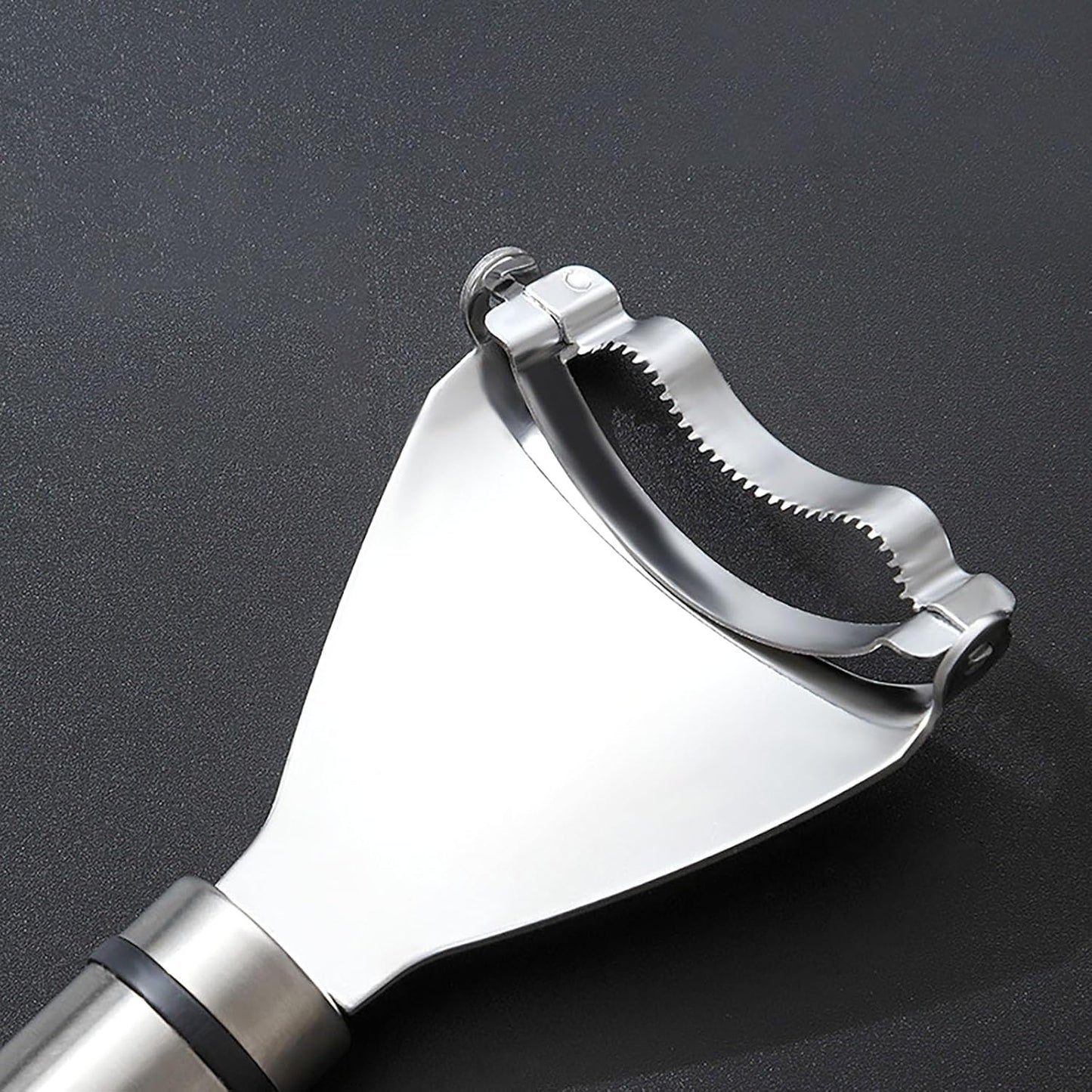 Corn Peeler, 2 Pcs 7 Inch Stainless Steel Corn Scraper for Corn Kernels Removes from Corn Cobs In Seconds (2)