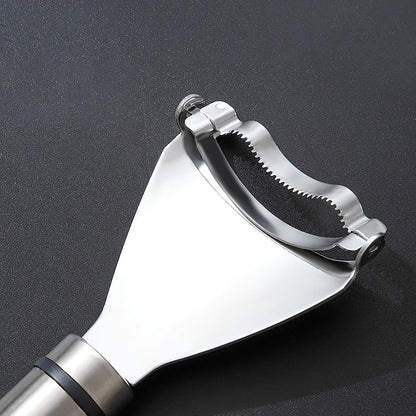 Corn Peeler, 2 Pcs 7 Inch Stainless Steel Corn Scraper for Corn Kernels Removes from Corn Cobs In Seconds (2)
