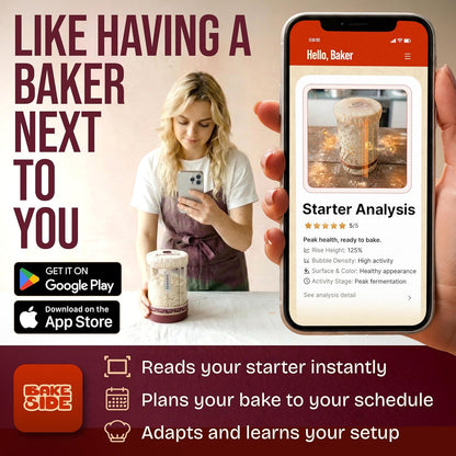 Superbaking Sourdough Starter Kit, 9" Round Banneton Bread Proofing Basket Set, Sourdough Bread Baking Supplies, Sourdough Tools with Silicone Bread Sling, Bread Making Tools, Baking Gifts