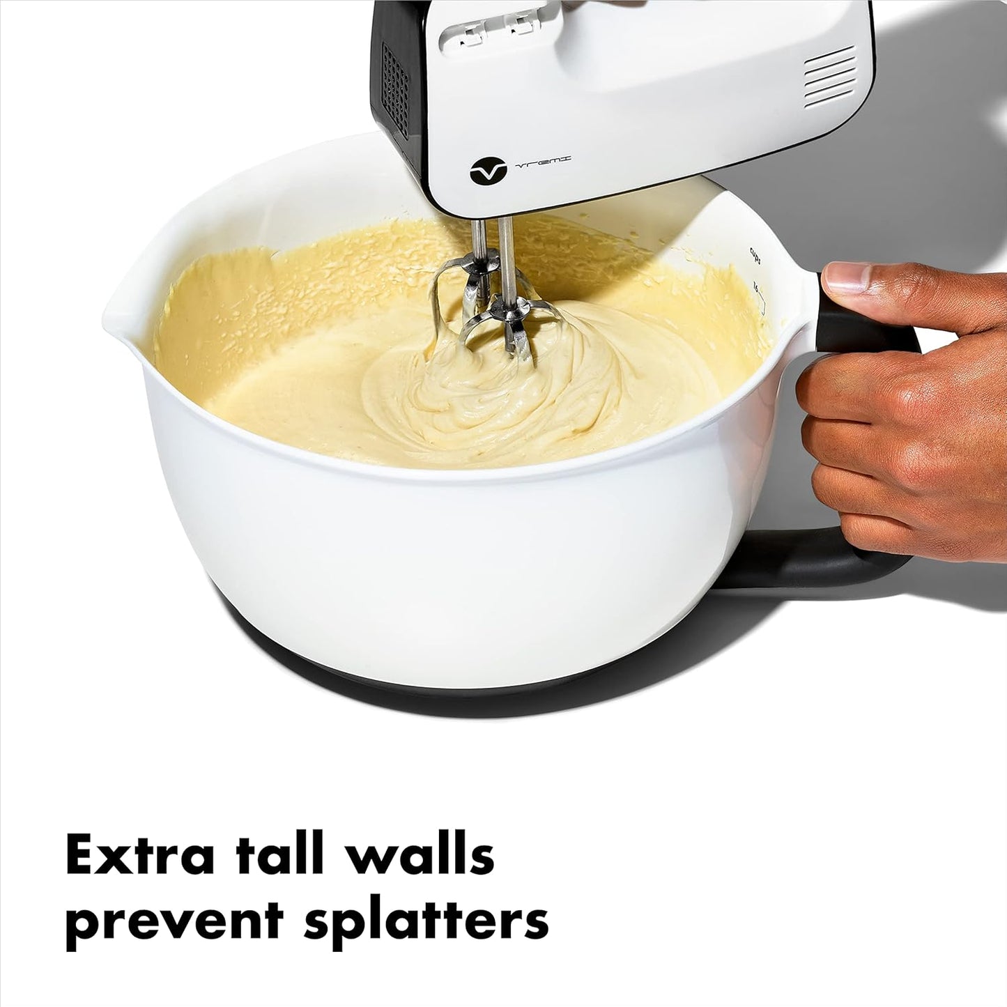 OXO Good Grips 4Qt Batter Mixing Bow with Lid, White